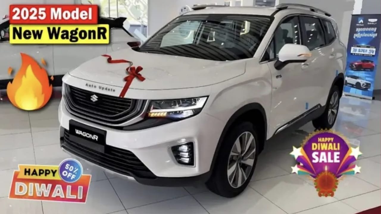 Maruti Suzuki Wagon R 2025 – K-Series Engine, 34km/l Mileage, Dual-Tone Interior & SmartPlay Infotainment at ₹3.49 Lakh!